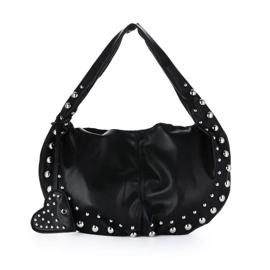 Zwarte tas met studs